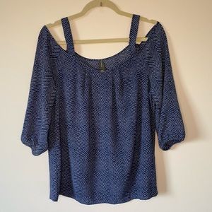 Denver Hayes | Cold Shoulder Blouse